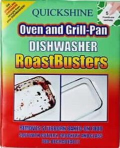 Quickshine Roast Busters - Oven & Grill-Pan Dishwasher Tablets