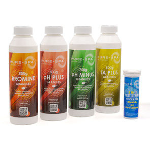Pure-Spa - Chemical Starter Pack - Bromine / Total Alkalinity