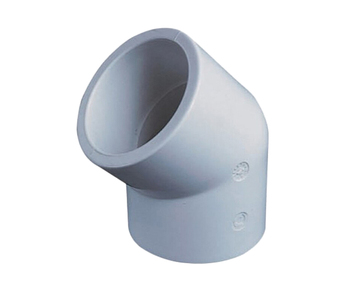 1 ½" Equal Elbow 45° - ABS - White