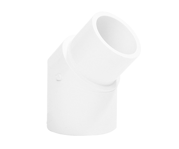 1 ½" Street Elbow 45° - PVC - White