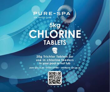 Pure-Spa - Chlorine Tablets 20g - 5Kg