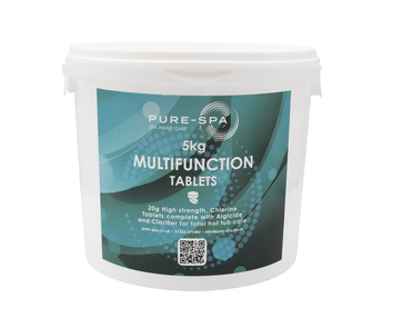 Pure-Spa - Chlorine Tablets 20g  - Multifunctional - 5Kg