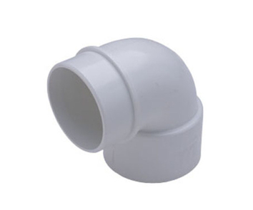2 ½" Suction Reducer/Adaptor - 90° Elbow - PVC - White