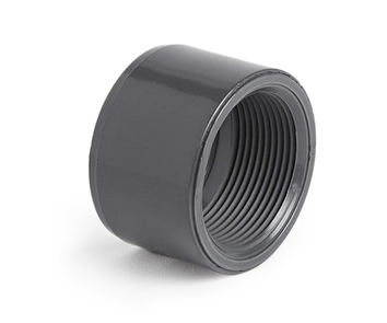 3/4" x 1/2" Reducing Bush - PVC - Grey