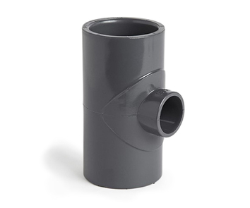 32mm x 25mm Reducing Tee - PVC - Grey