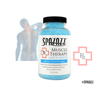 Spazazz RX  Muscle Therapy (Hot N' Icy) Crystals 19oz Container