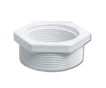 2" x 1 ½" Reducing Nut - ABS - White
