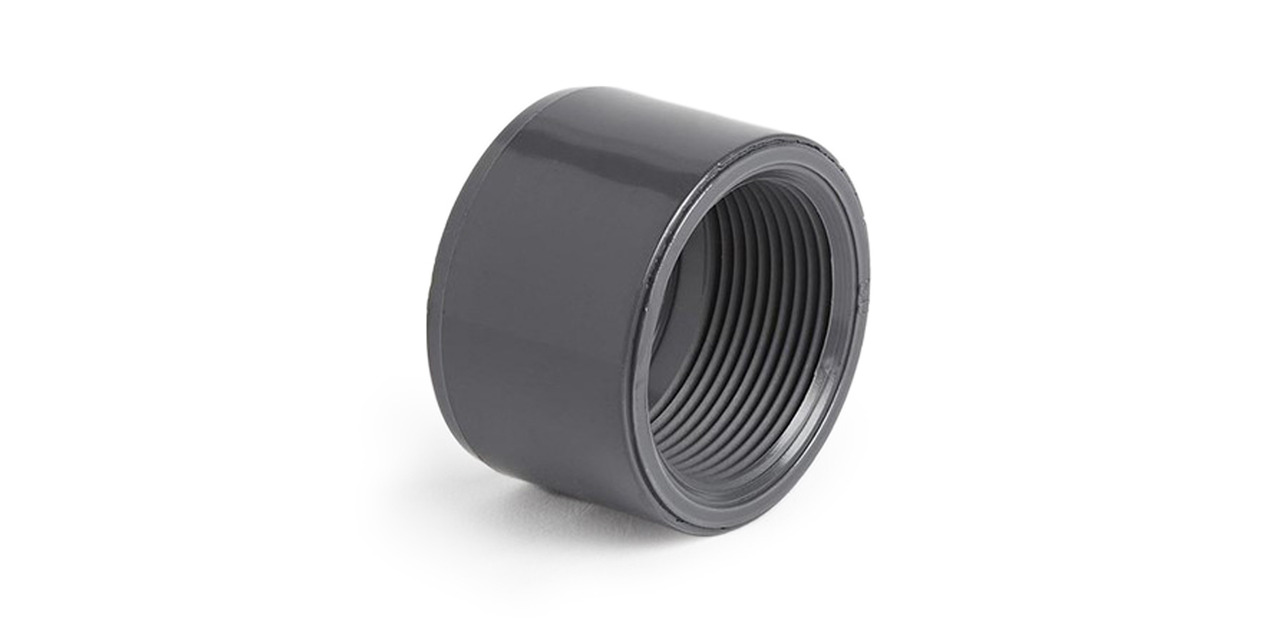 25mm x ½" Reducing Bush - Plain x Threaded - PVC - Grey | JustSpaParts
