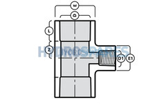 1-1/2" Inch BSP Thread 1-1/2" Inch BSP Thread