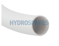 HydroAir 50mm Semi-Rigid PVC Pipe - White