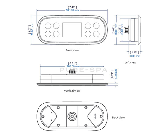 Joyonway PB562 Topside Control Panel