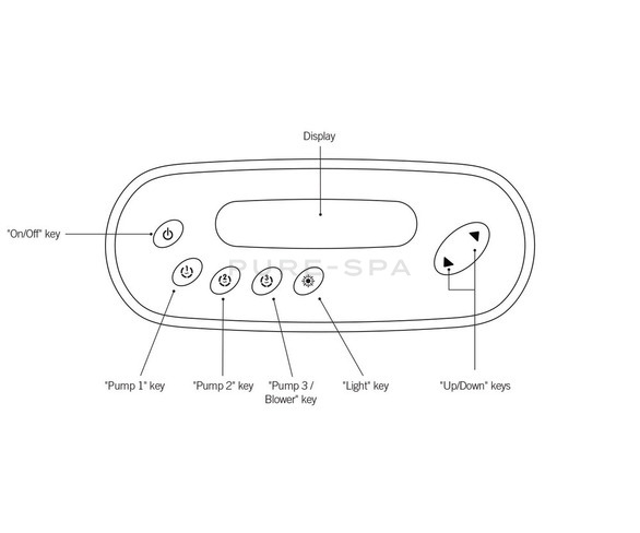 Gecko Topside Control Panel - in.k450