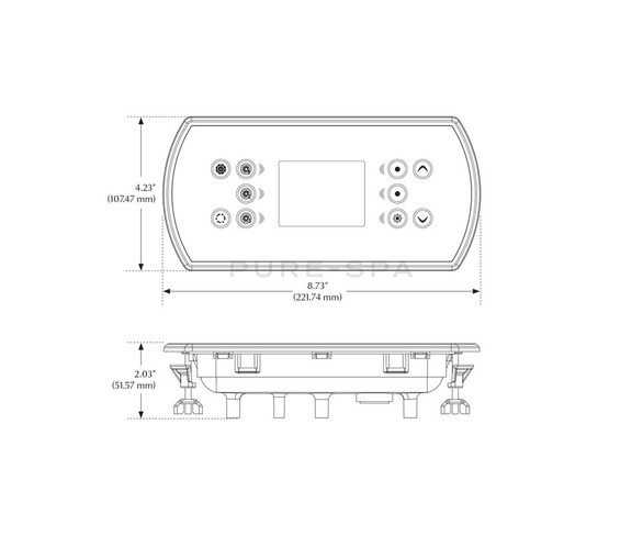 Gecko Topside Control Panel - in.k800