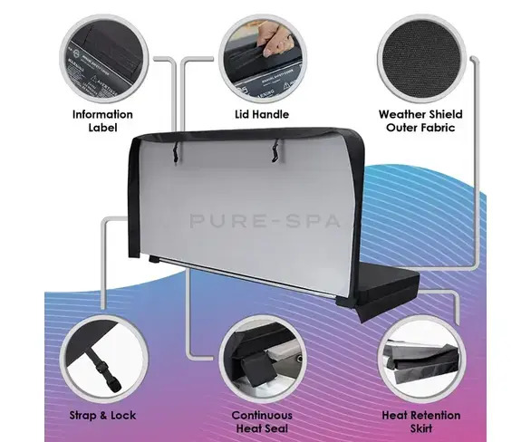 Standard Hot Tub Cover (Round) Thumbnail 1