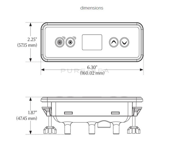 Gecko Topside Control Panel - in.k300