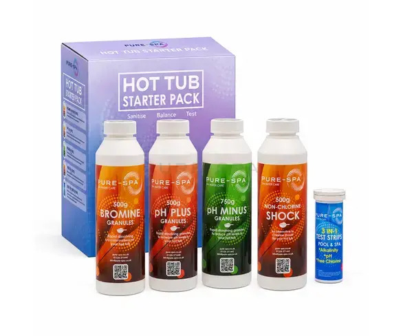 Pure-Spa - Bromine Starter Kit - 500g (Non Chlorine Shock) Thumbnail 1