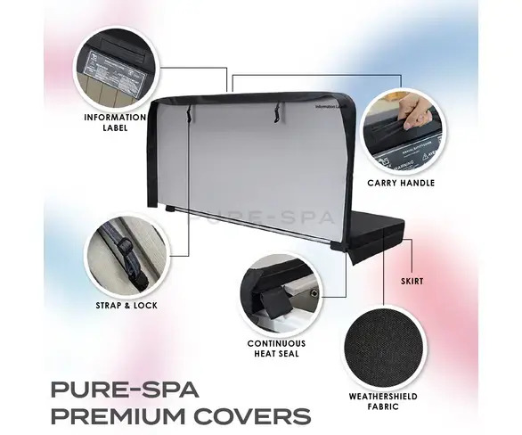 Pure-Spa Premium Hot Tub Cover (Round) Thumbnail 2