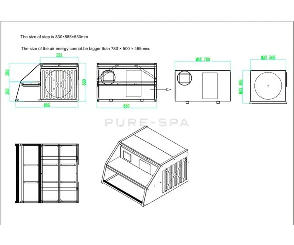 iNHEAT Spa Steps - LED Thumbnail 2