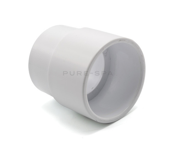 2" x 1 ½" Pipe Extender - PVC - White