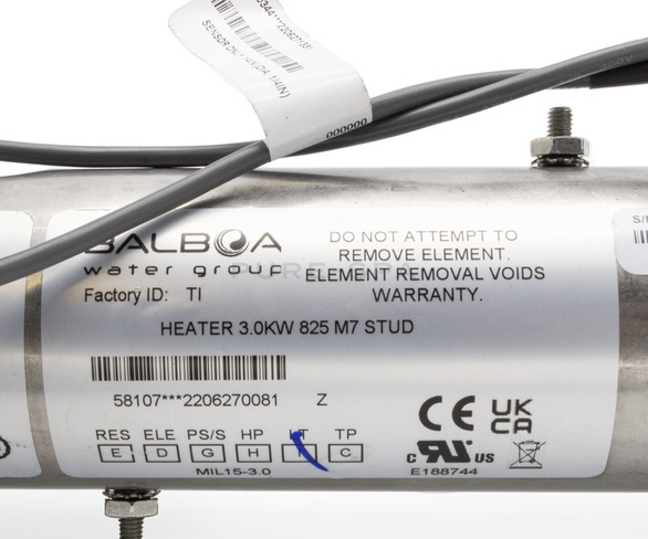 Balboa Heater - M7 - 3.0kW (Plug N' Click)