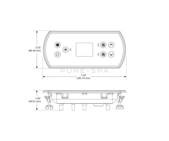 Gecko Topside Control Panel - in.k500