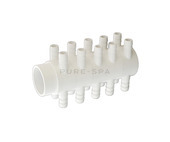 1" Superflow Air Manifold - 20 Port - White