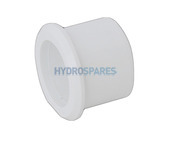 20mm Plug - PVC - White