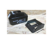 Power tool battery mount for Makita 18V - 5 pack - Red