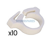 Hydrospares Pipe Clip - F Type - 10 Pack
