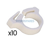 Hydrospares Pipe Clamp - F Type - 10 Pack