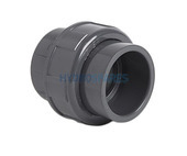 40mm Pipe Union - PVC - Grey
