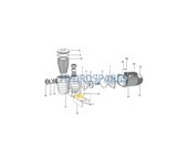 Certikin Aquaspeed Foot M6 Nut - Stainless Steal
