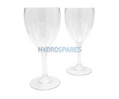 Pure-Spa Reusable Plastic Wine Glass