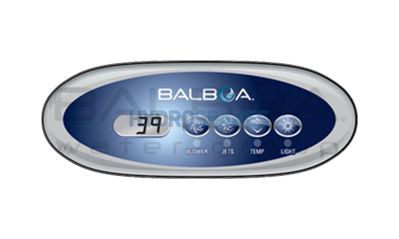 3 button 1 pump VL Duplex range Balboa VL240 Hot Tub Topside Control Panel