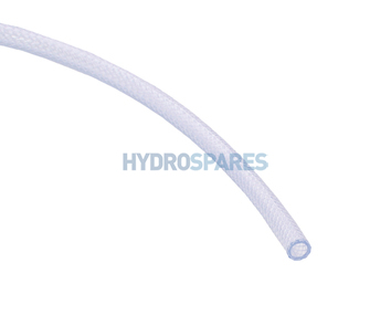 HydroAir 10mm Flexible Braided PVC Pipe - Clear