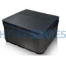 Hot Tub Cover - Square 2.0m x 2.0m - Dark Grey Vinyl