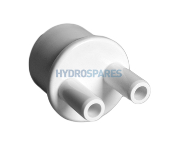 PVC Manifold Plug - Spigot - Glued x Barbed