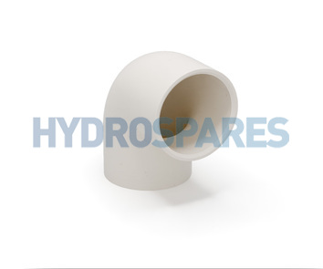 2" Equal Elbow 90° - PVC - White