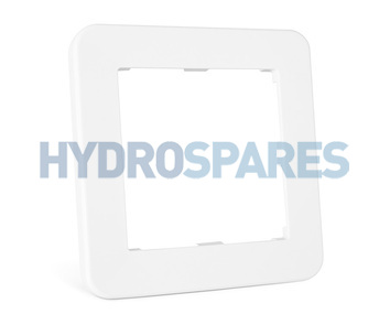 Waterway Square Trim Plate - White