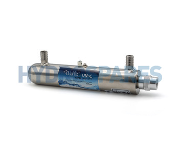 HydroSpares Wellis Stainless Steel - UV-C - 15W - Complete System