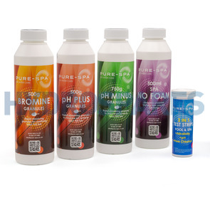 Pure-Spa - Chemical Starter Pack - Bromine / No Foam