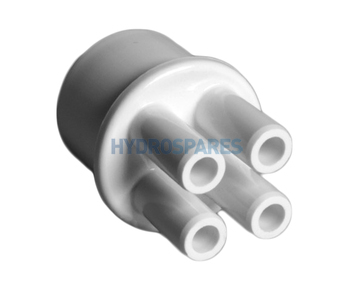Waterway PVC Manifold Plug - Spigot - Glued x Barbed
