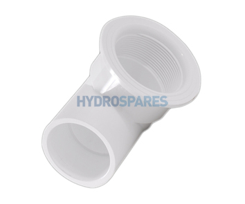 HydroAir Suction Nut - 90° PVC