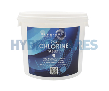 Pure-Spa Chlorine Tablets 200g - 5Kg