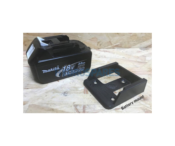 Power tool battery mount for Makita 18V - 2 pack - Blue