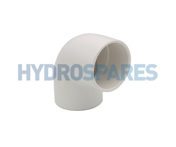 2" Equal Elbow 90° - PVC - White