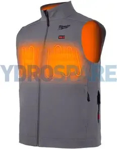 Milwaukee M12 Grey Heated Sleeveless Jacket.
