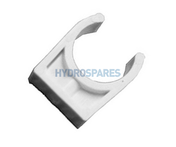1 ½" Pipe Clip - ABS - White
