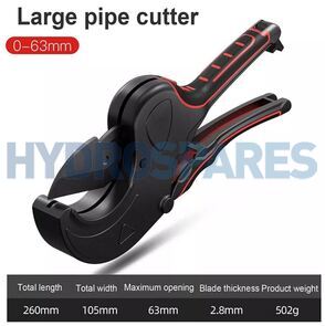 HS PRO Ratchet Plastic Hose & Pipe Cutter