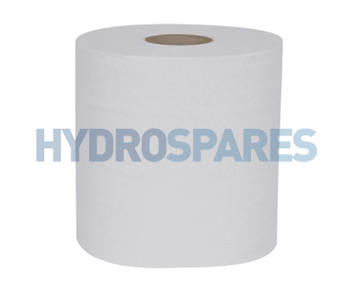 White Roll - Single Roll of 2 Ply Centre Feed 7" - White